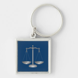 Scales of Justice Keychain