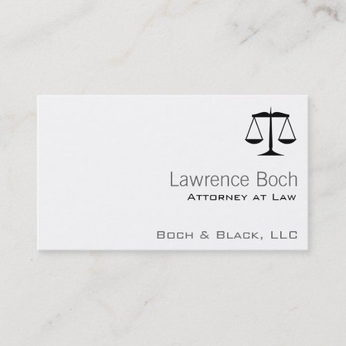 Scales of Justice (Law) Business Card Templates