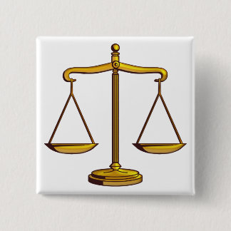 Scales of Justice - law button