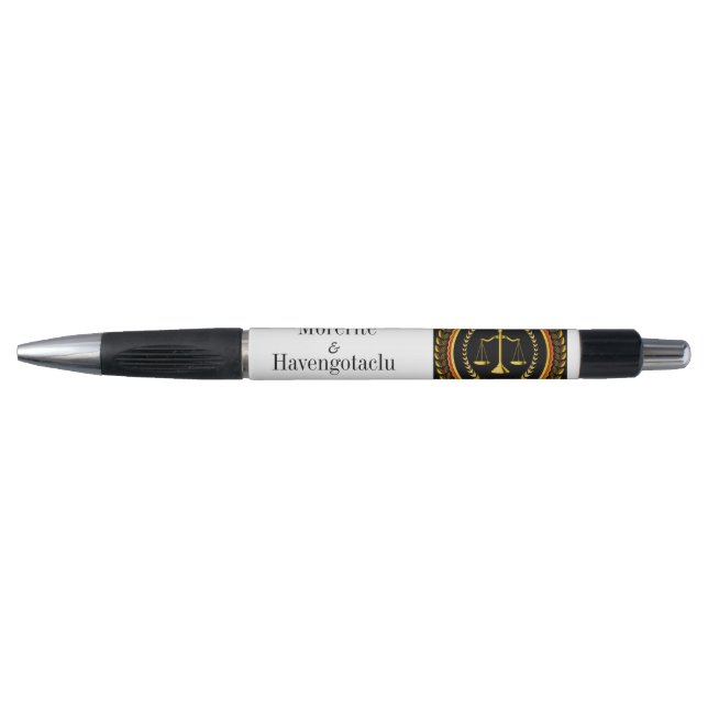 Scales of Justice Law Firm Pen (Front)