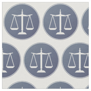 Scales of Justice   Law Gifts Fabric