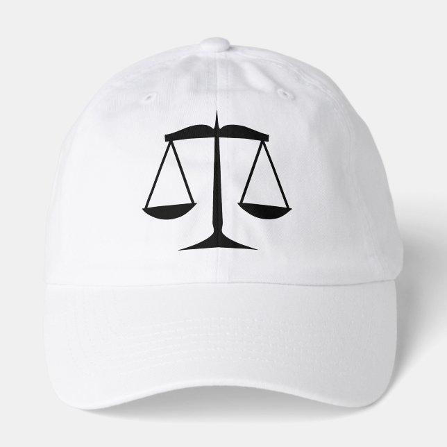 Scales of Justice (Law) Hat (Front)