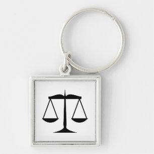 Scales of Justice (Law) Keychain