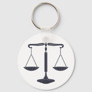 Scales of Justice Law Keychain