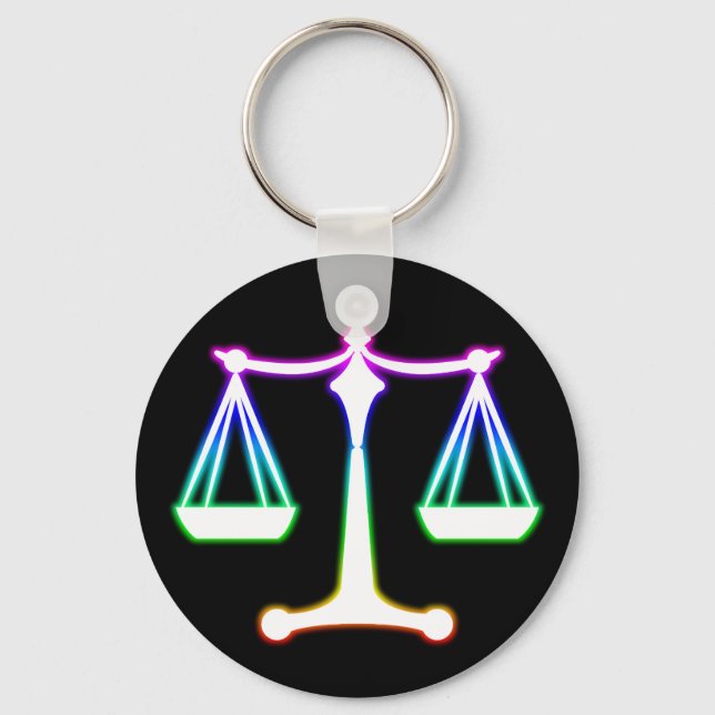 Scales of Justice | Law Keychain (Front)