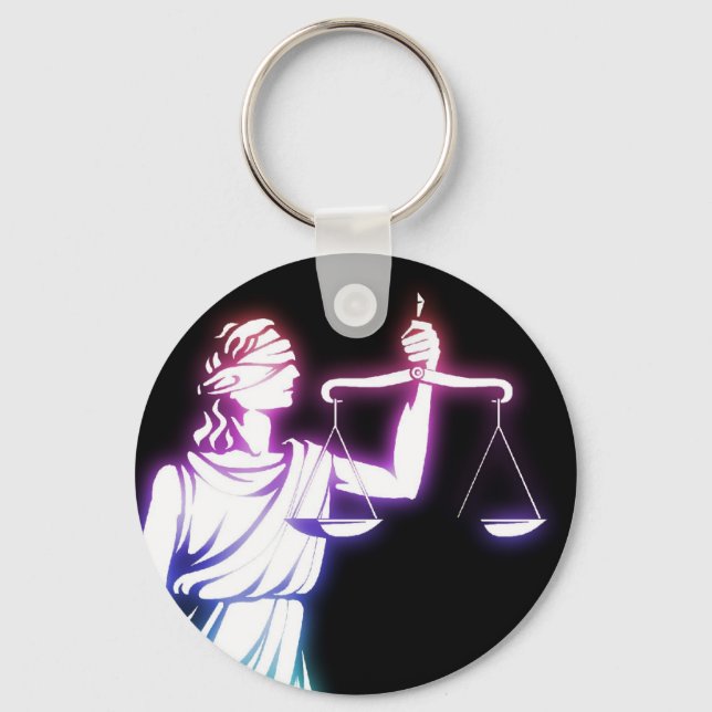 Scales of Justice - Law Keychains (Front)