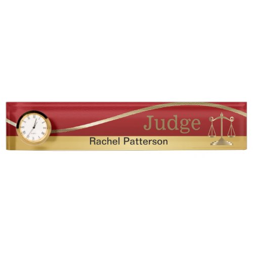 Scales of Justice  Law  Lawyer Nameplate