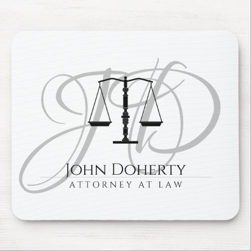 Scales of Justice  Law Mouse Pad