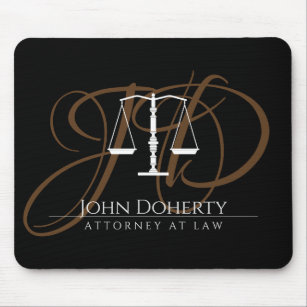 Scales of Justice   Law Mouse Pad