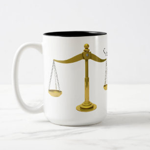 Scales of Justice Law Student Coffee Mug