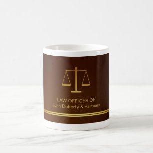 Scales of Justice Lawyer Coffee Mug