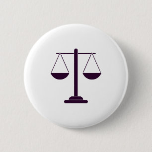 Scales of Justice Legal Services Symbol Button