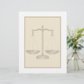 Scales Of Justice Letterhead (Standing Front)