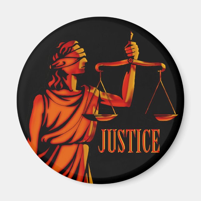 Scales of Justice Magnet (Front)