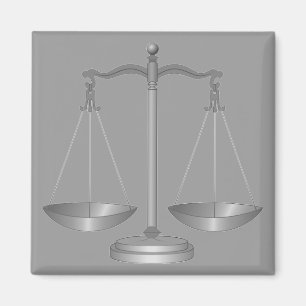 Scales of Justice Magnet