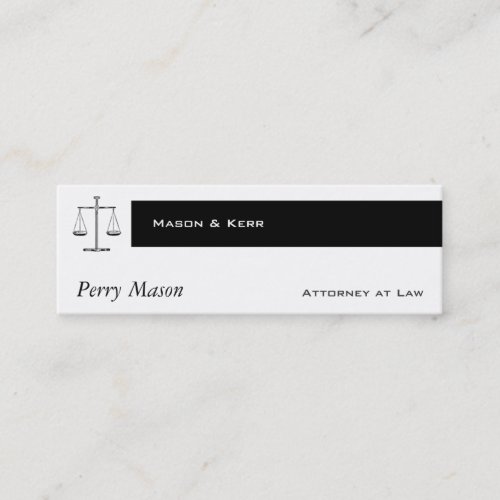 Scales of Justice Business Cards