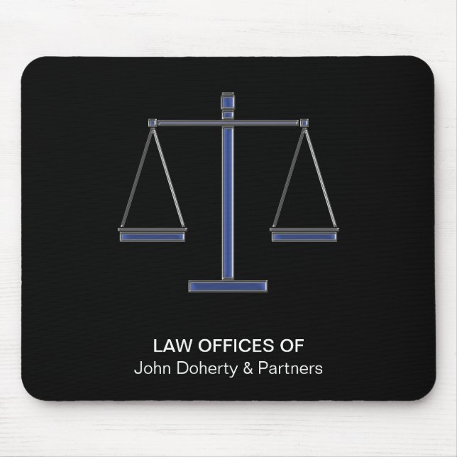 Scales of Justice - Mousepad (Front)