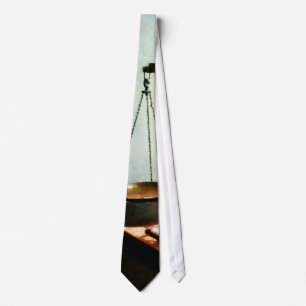 Scales of Justice Neck Tie