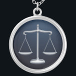 Scales of Justice - Necklace<br><div class="desc">Necklace with scales of justice design.</div>
