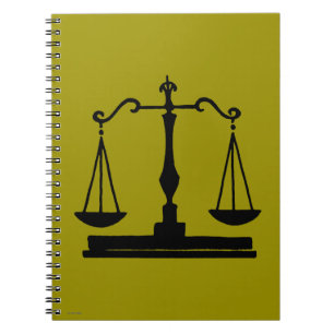 Scales Of Justice Notebook