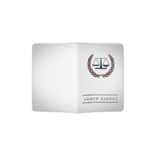 Scales of Justice Personalized Lawyer Gifts Passport Holder