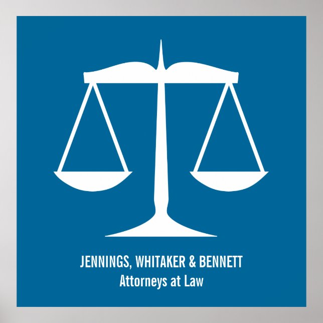 Scales of Justice Poster (Front)