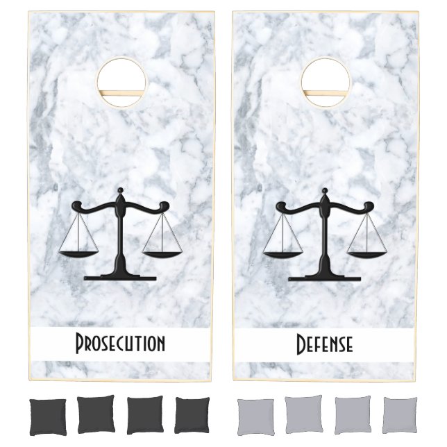 Scales of Justice Regulation Cornhole Set (Set)