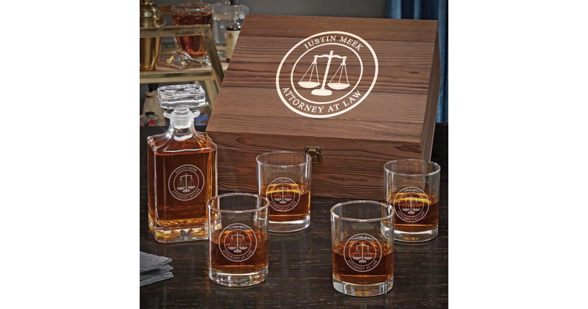 Scales Of Justice Set With Eastham Rocks Glasses | Zazzle