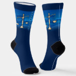 Scales of Justice Socks