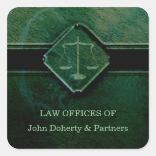 Scales of Justice - Square Sticker