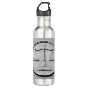 Scales of Justice Stainless Steel Water Bottle