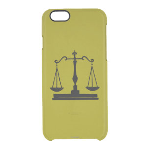 Scales Of Justice Clear iPhone 6/6S Case