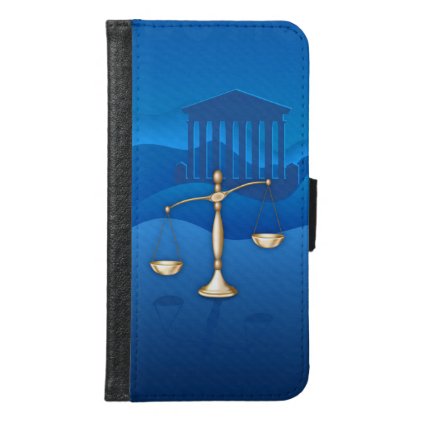 Scales of Justice Wallet Phone Case For Samsung Galaxy S6