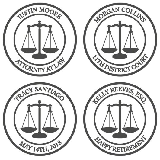 Scales of Justice Whiskey Glass Set and Decanter (Examples)