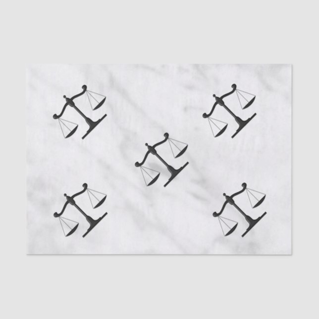 Scales on Marble Tissue Paper (Front)