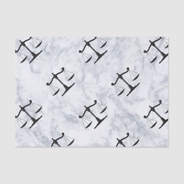 Scales on Marble Tissue Paper (Front)