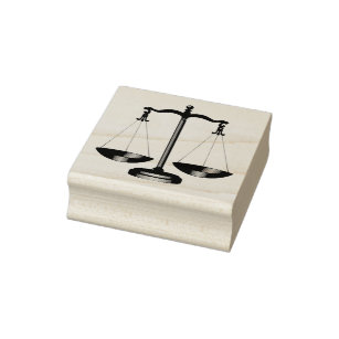 Scales Rubber Stamp