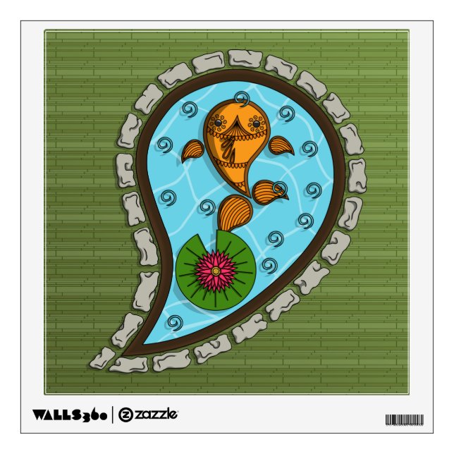 Scales the Goldfish Wall Decal (Front)
