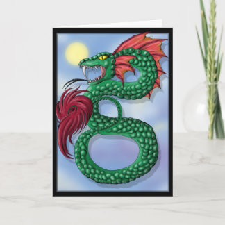 Scaless Greetings Card