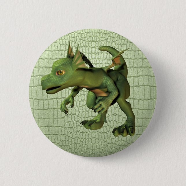 Scaley Dragon  Button (Front)