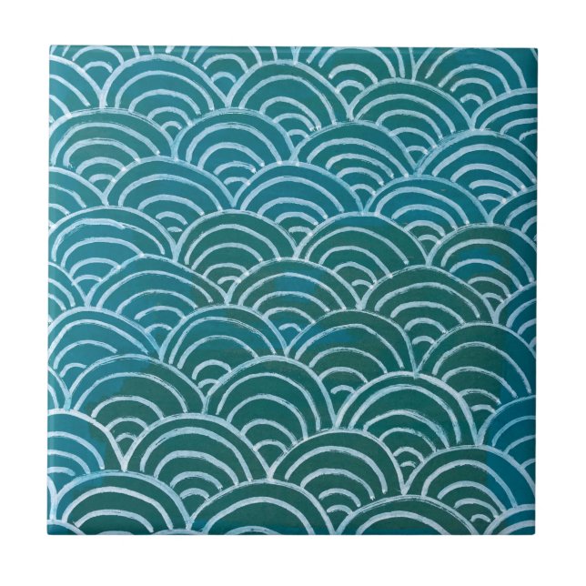 Scallop Ceramic Tile (Front)