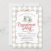 Hand Drawn Surprise Proposal Engagement Party Invitation