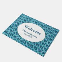 Scallop Floral Pattern Custom Colors