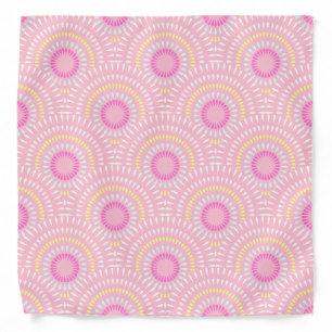 Scallop Japanese Pink Bandana