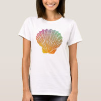 Scallop Shell Artwork Women's T-Shirt