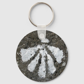 Scallop Shell Keychain