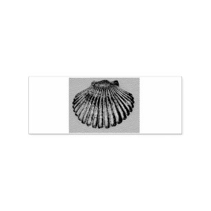 scallop shell Thunder_Cove Rubber Stamp