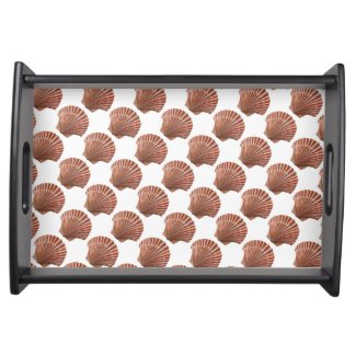 Scallop Shells Serving Tray