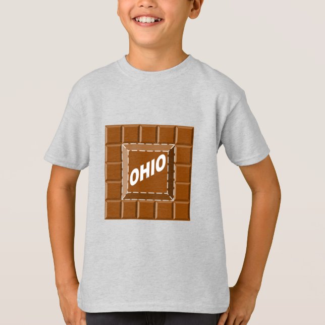 Scallop T-shirt Children CHOCOLAT OHIO (Front)