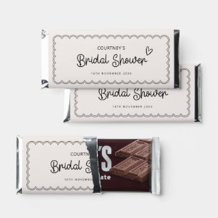 Scalloped border Hershey Bar Thank You Favors